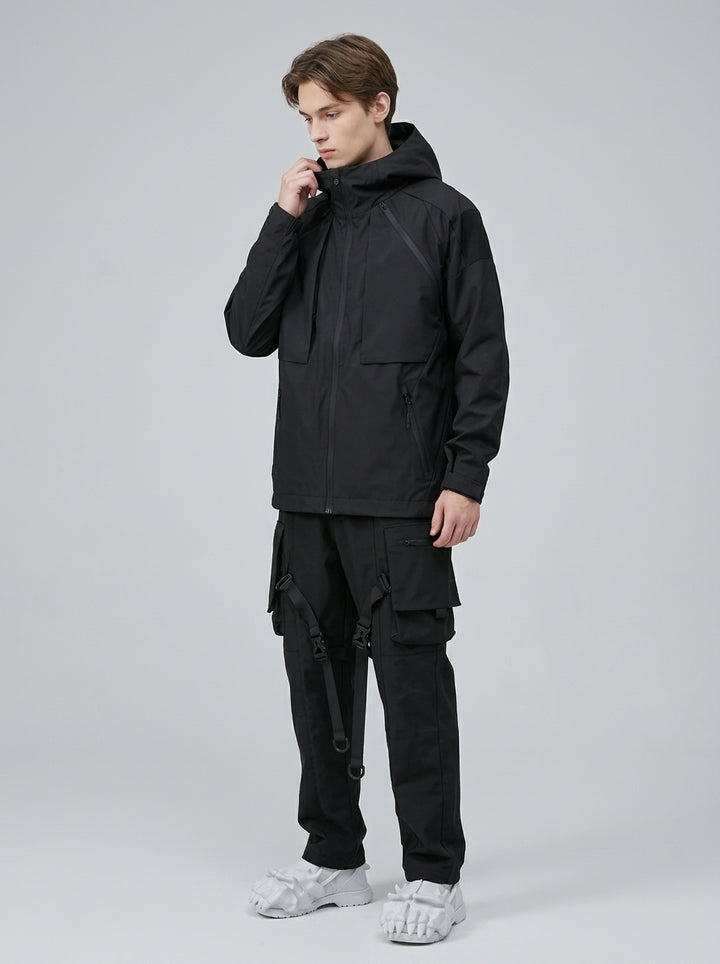 Męska Kurtka Taktyczna Z Kapturem Oversized | Outdoor