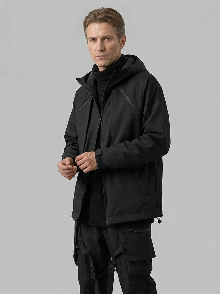 Męska Kurtka Taktyczna Z Kapturem Oversized | Outdoor